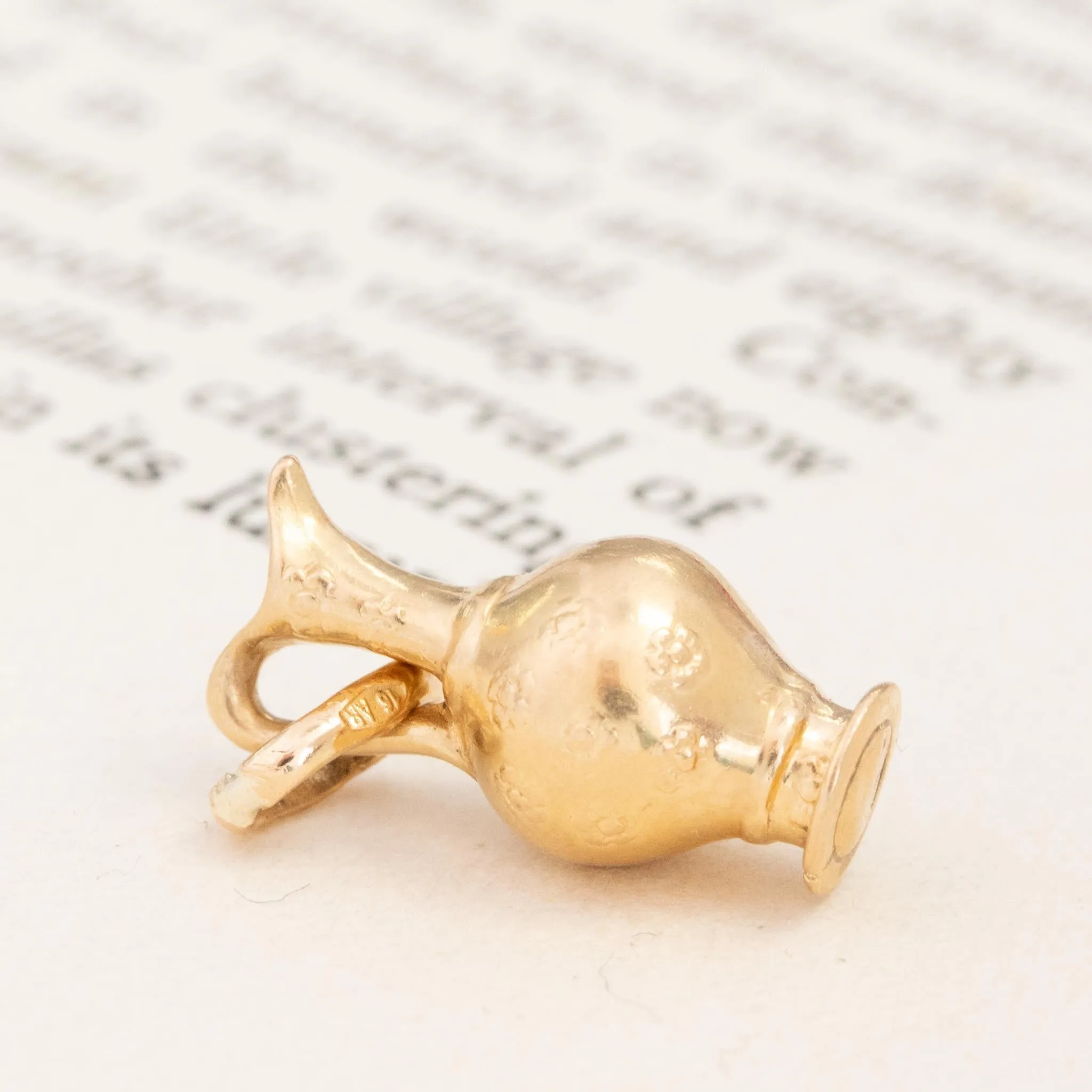 Vintage Vessel/Vase Charm/Pendant
