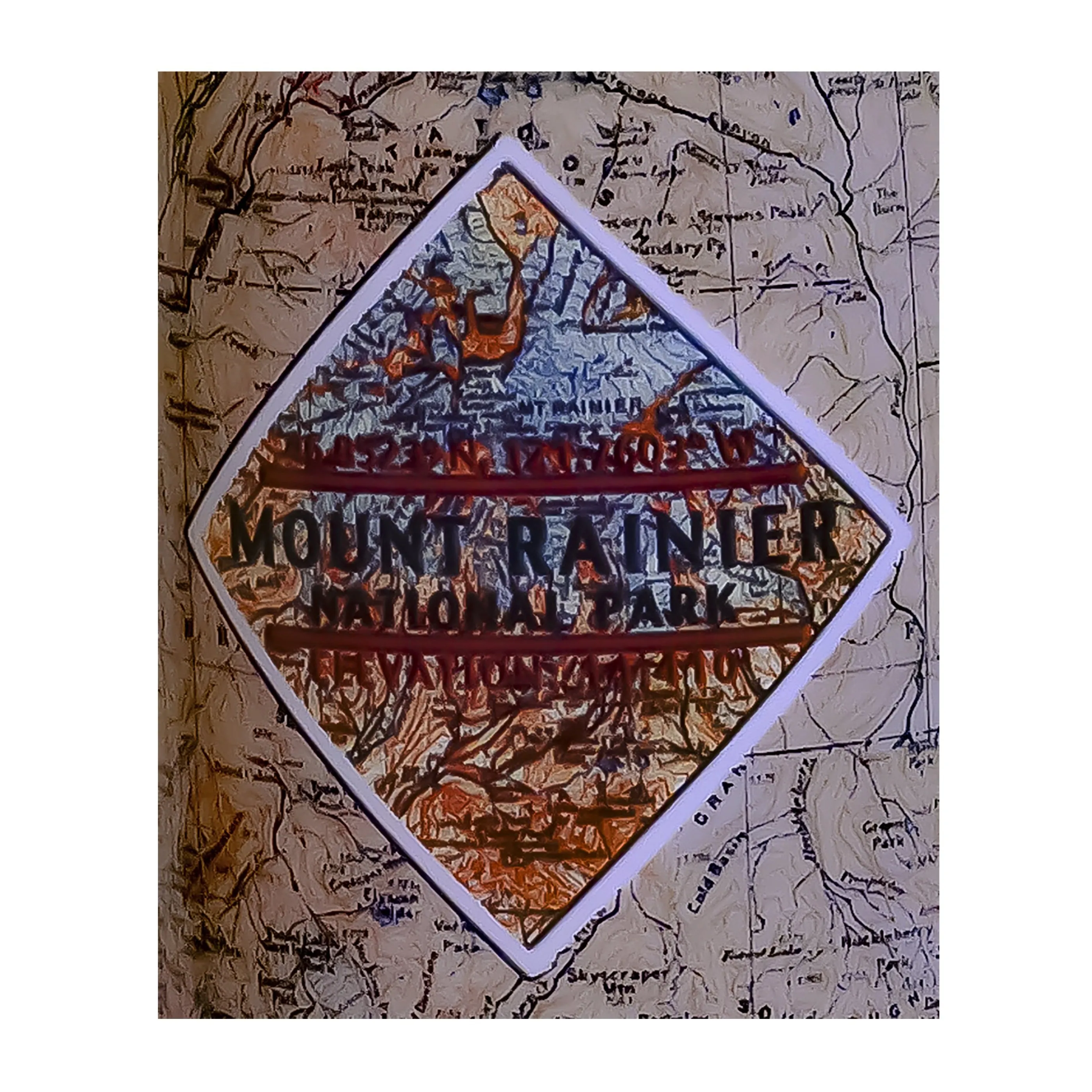 WATER BOTTLE TOPO MAP
