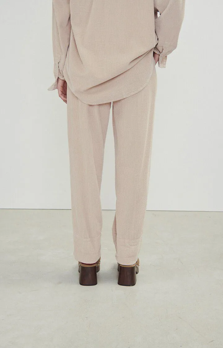 WOMEN'S TROUSERS PADOW - MASTIC