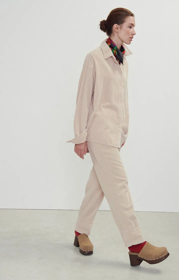 WOMEN'S TROUSERS PADOW - MASTIC